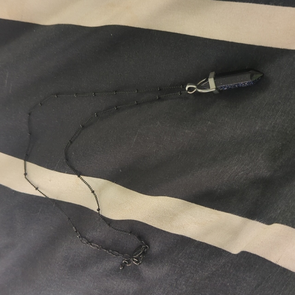 Blue sandstone pendant
